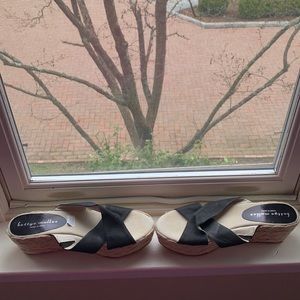 Bettye Muller Brand New Wedges In Black